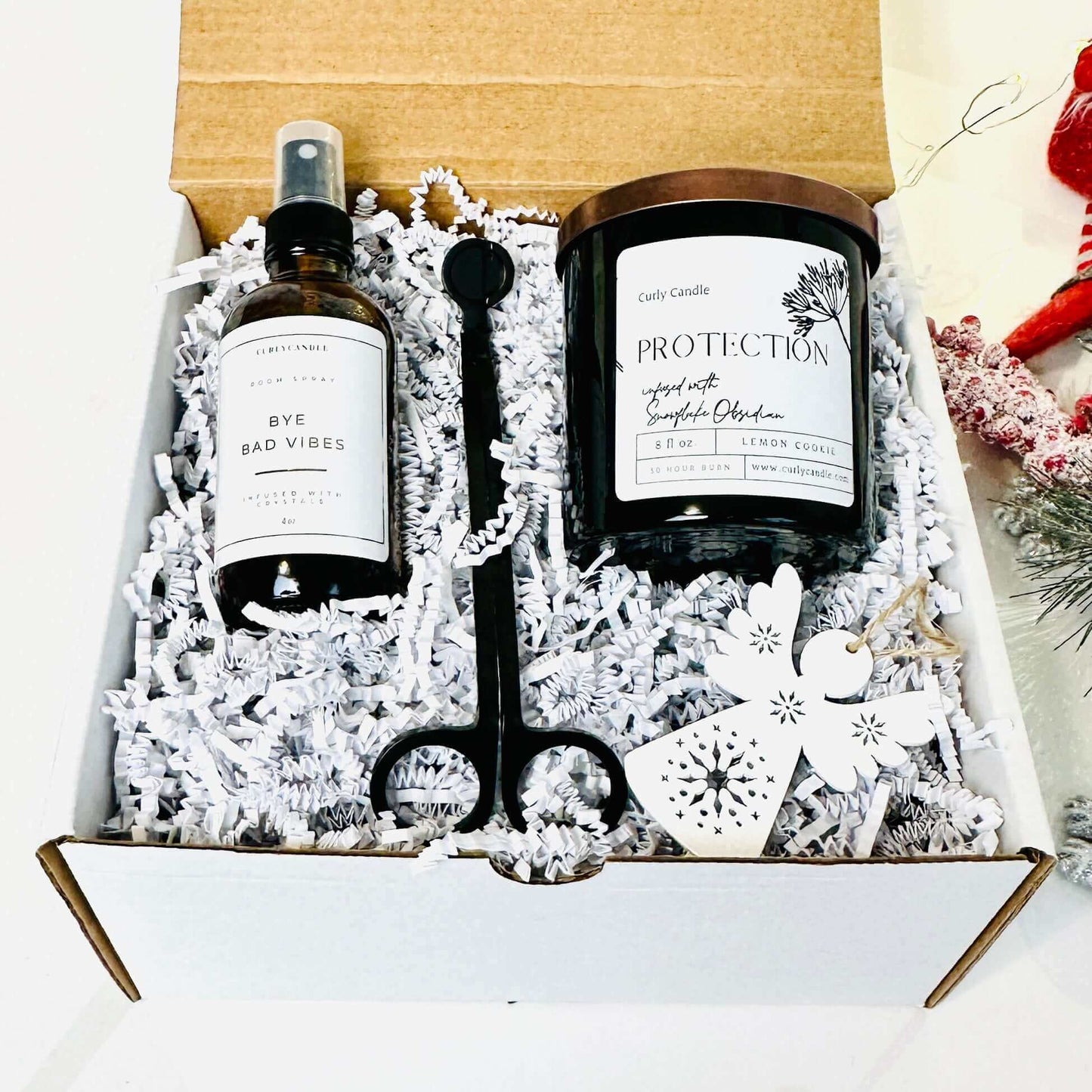 Personalized Self Care Gift Set with candle for Spa-Lover
