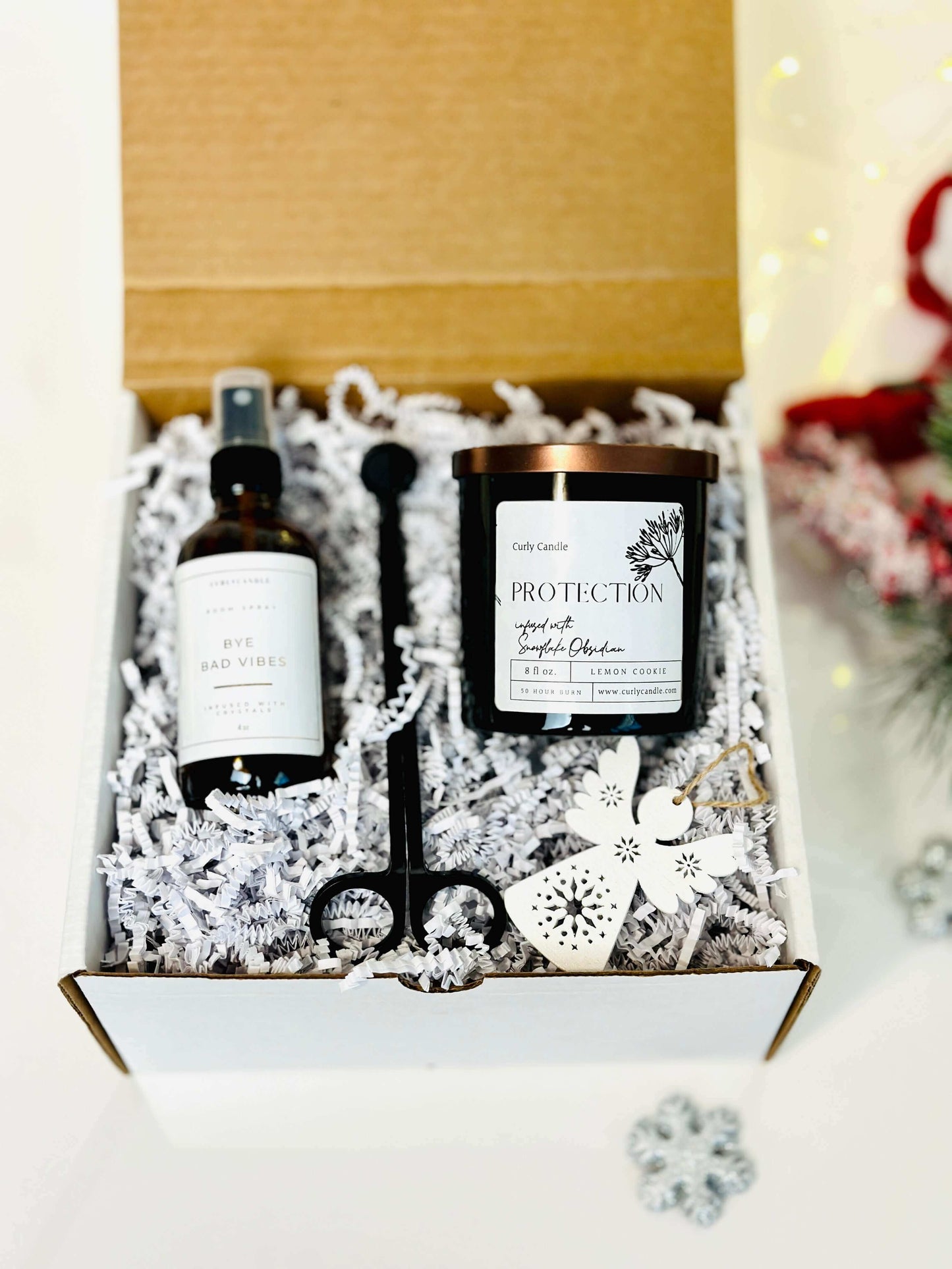 Personalized Self Care Gift Set with candle for Spa-Lover