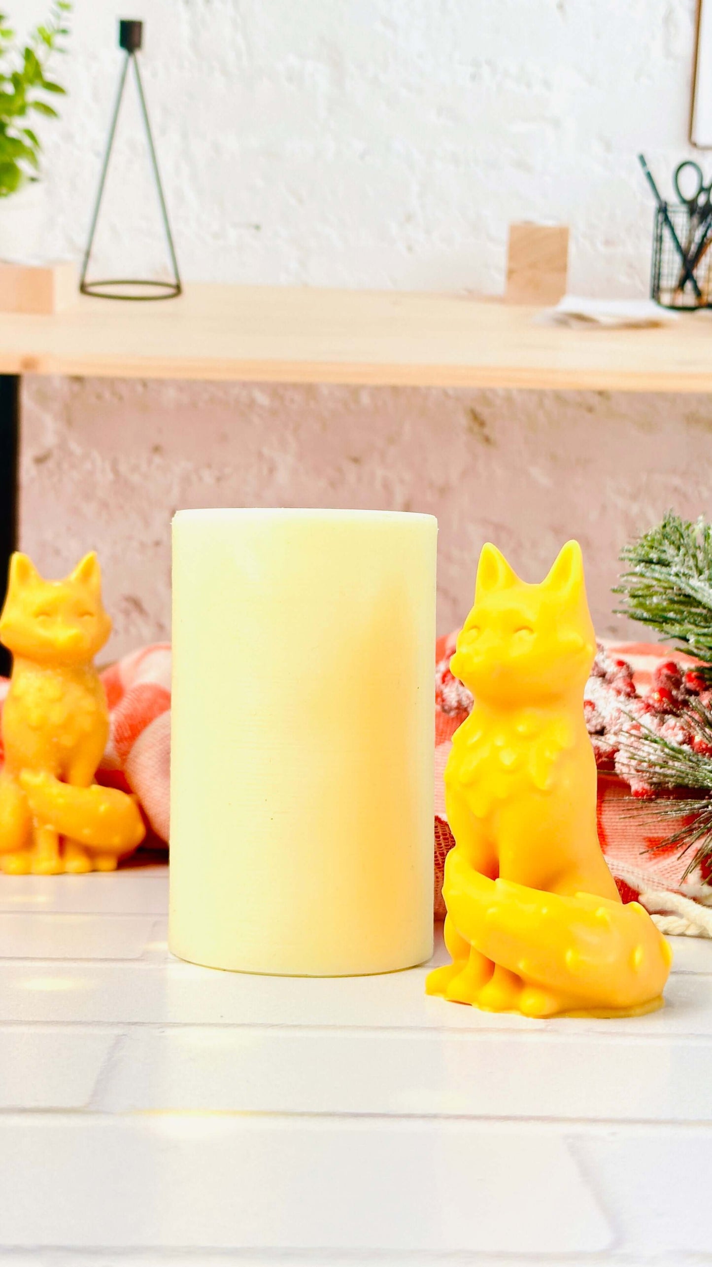 Fox Silicone Mold - Create Stunning Fox-Shaped Candles