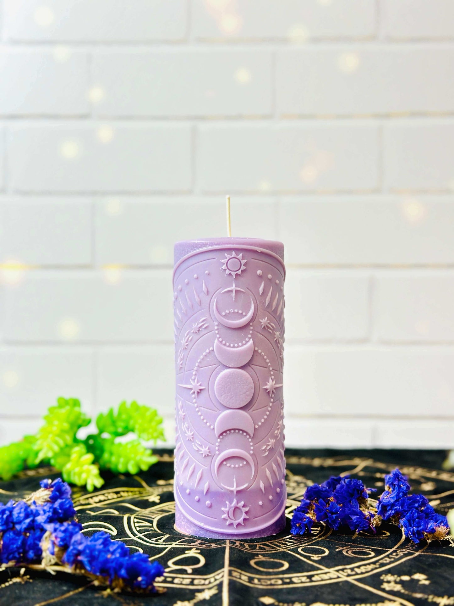 The Moon phases silicone candle mold