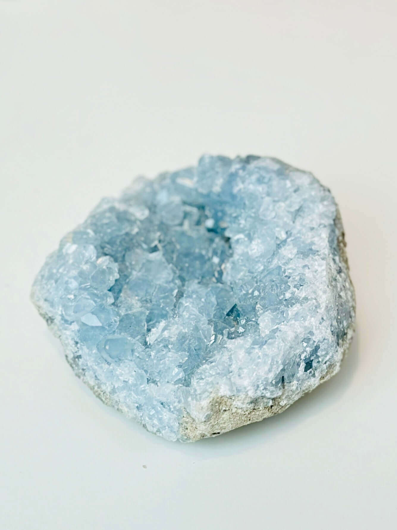 Blue Celestite Crystal Geode