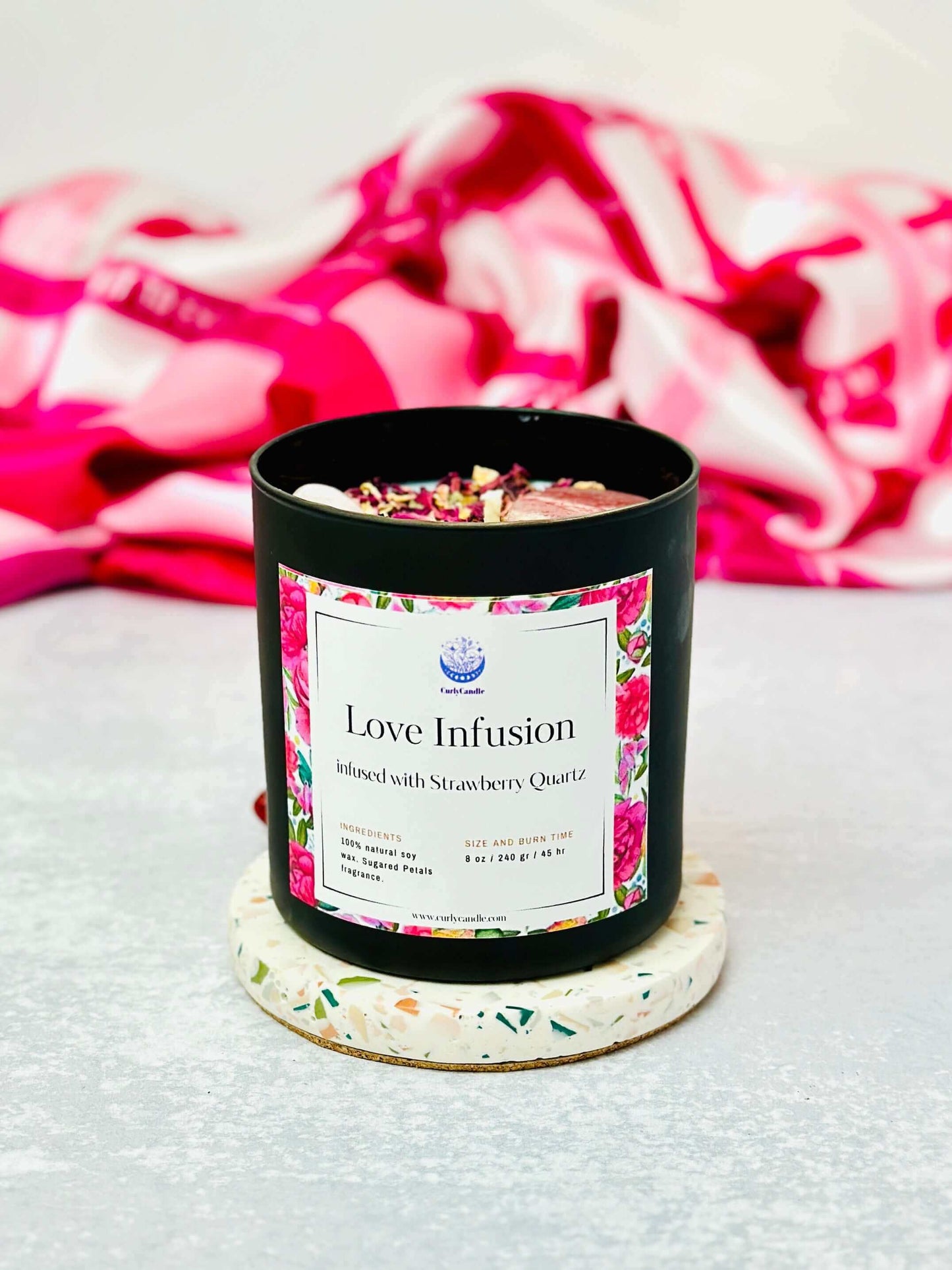 Love Infusion intention soy candle