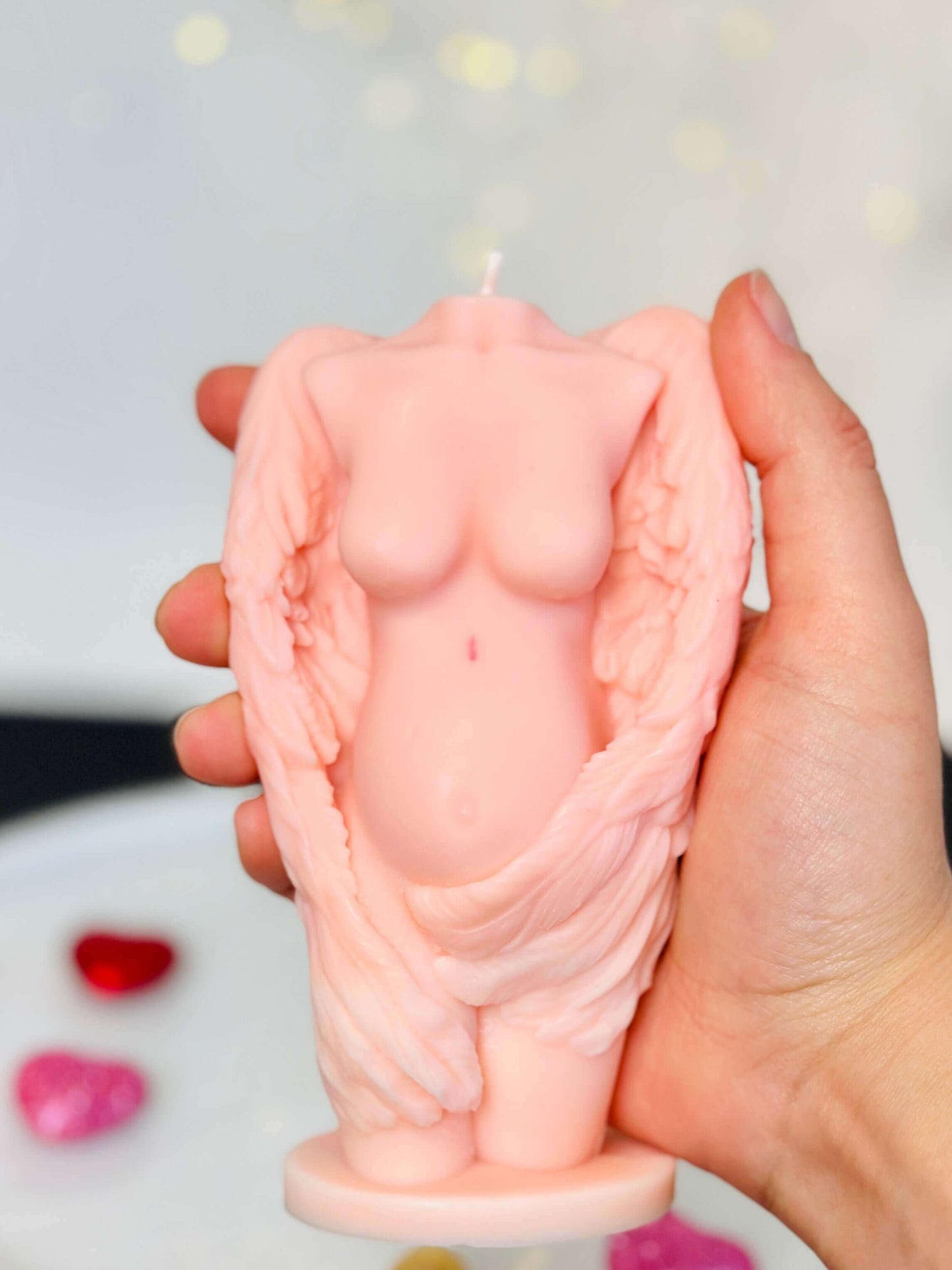Women figure with wings 3D silicone mold, candle mold