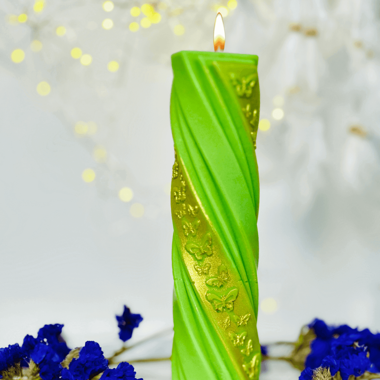Butterfly pillar candle mold