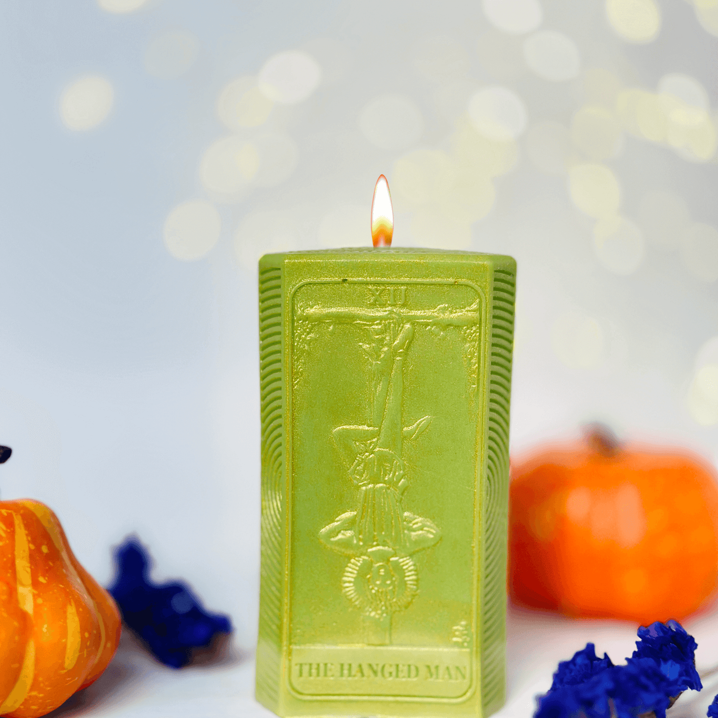 Tarot card and moon phases candle mold, The Hanged Man Silicone candle mold
