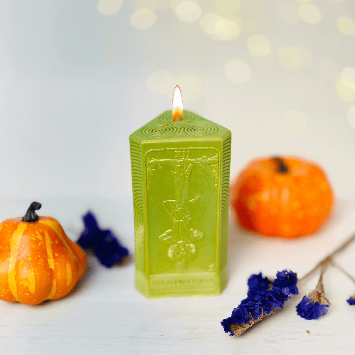 Tarot card and moon phases candle mold, The Hanged Man Silicone candle mold