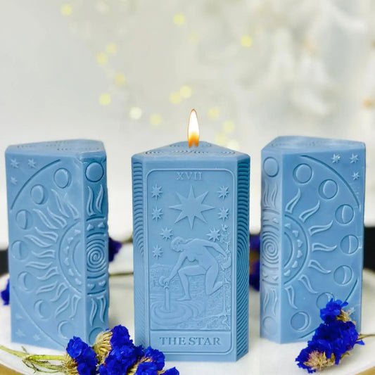 Clearance sale - Tarot Card - The Star, Handmade Silicone Mold
