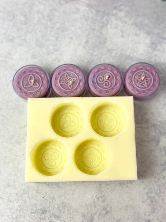 Clearance sale - Wiccan Signs Tealight candle mold
