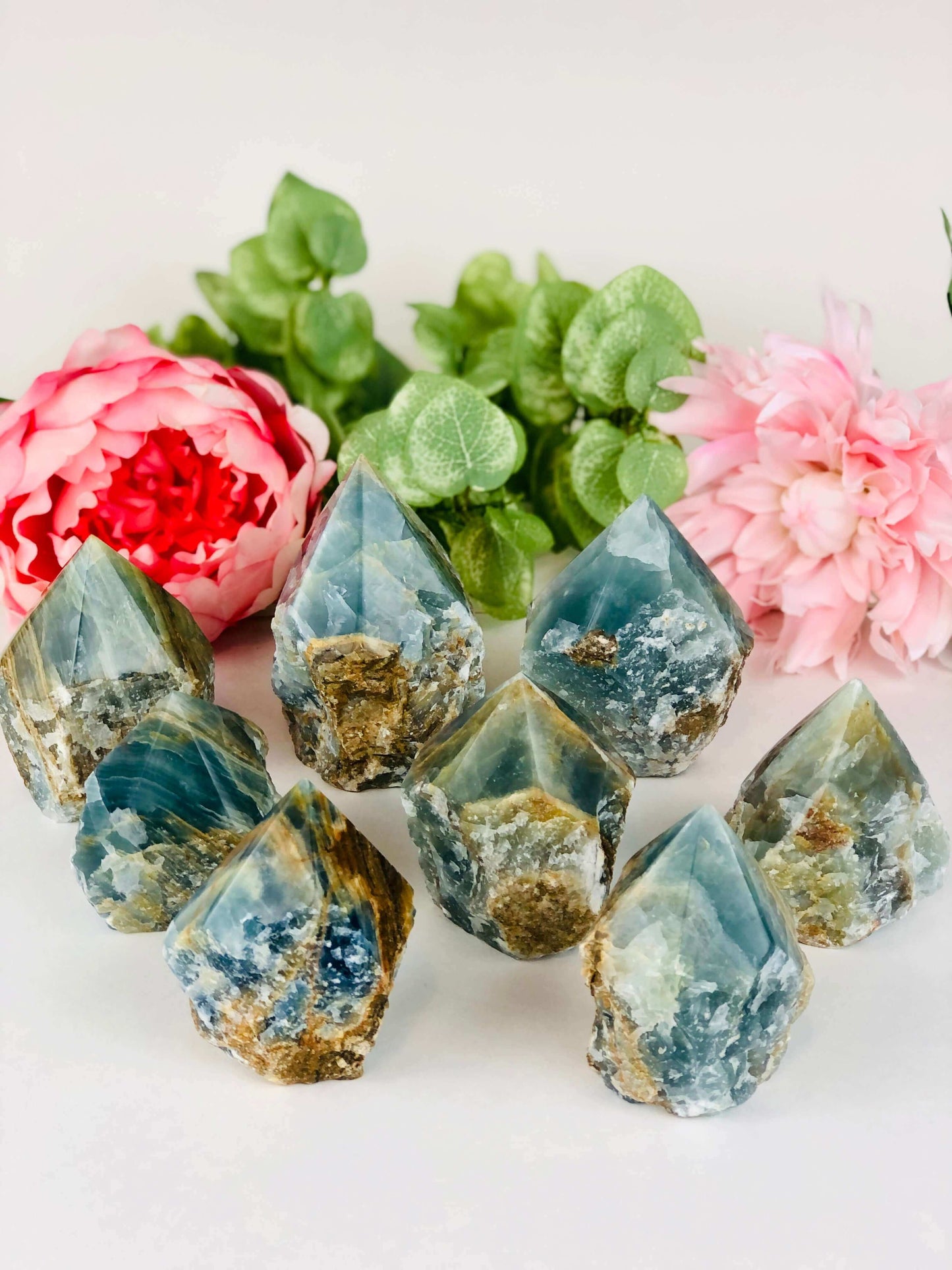 Blue Onyx Crystal Points