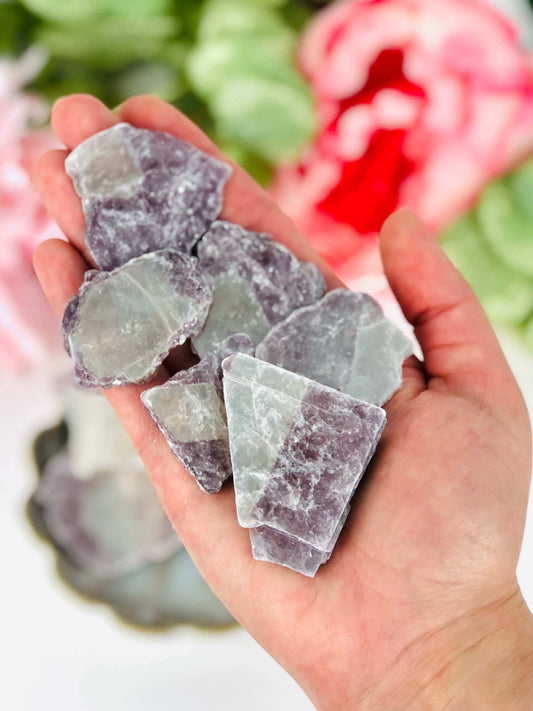 Raw Lilac Lepidolite With Mica