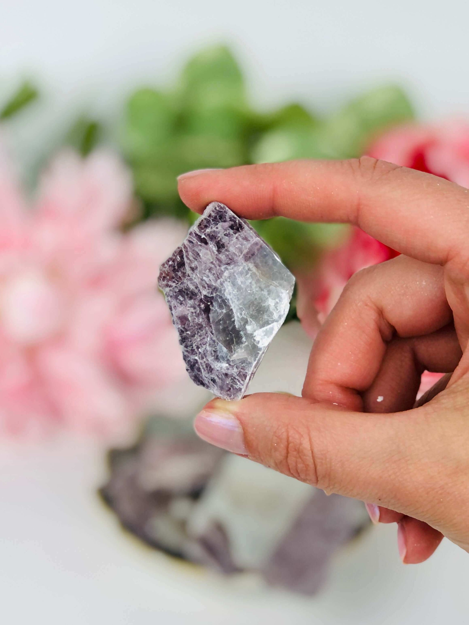 Raw Lilac Lepidolite With Mica