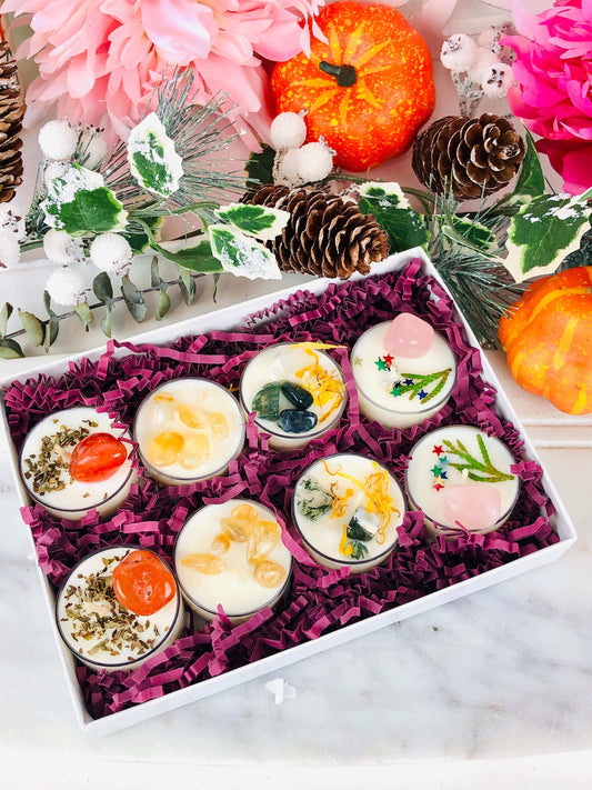 Fall mix tea lights candles