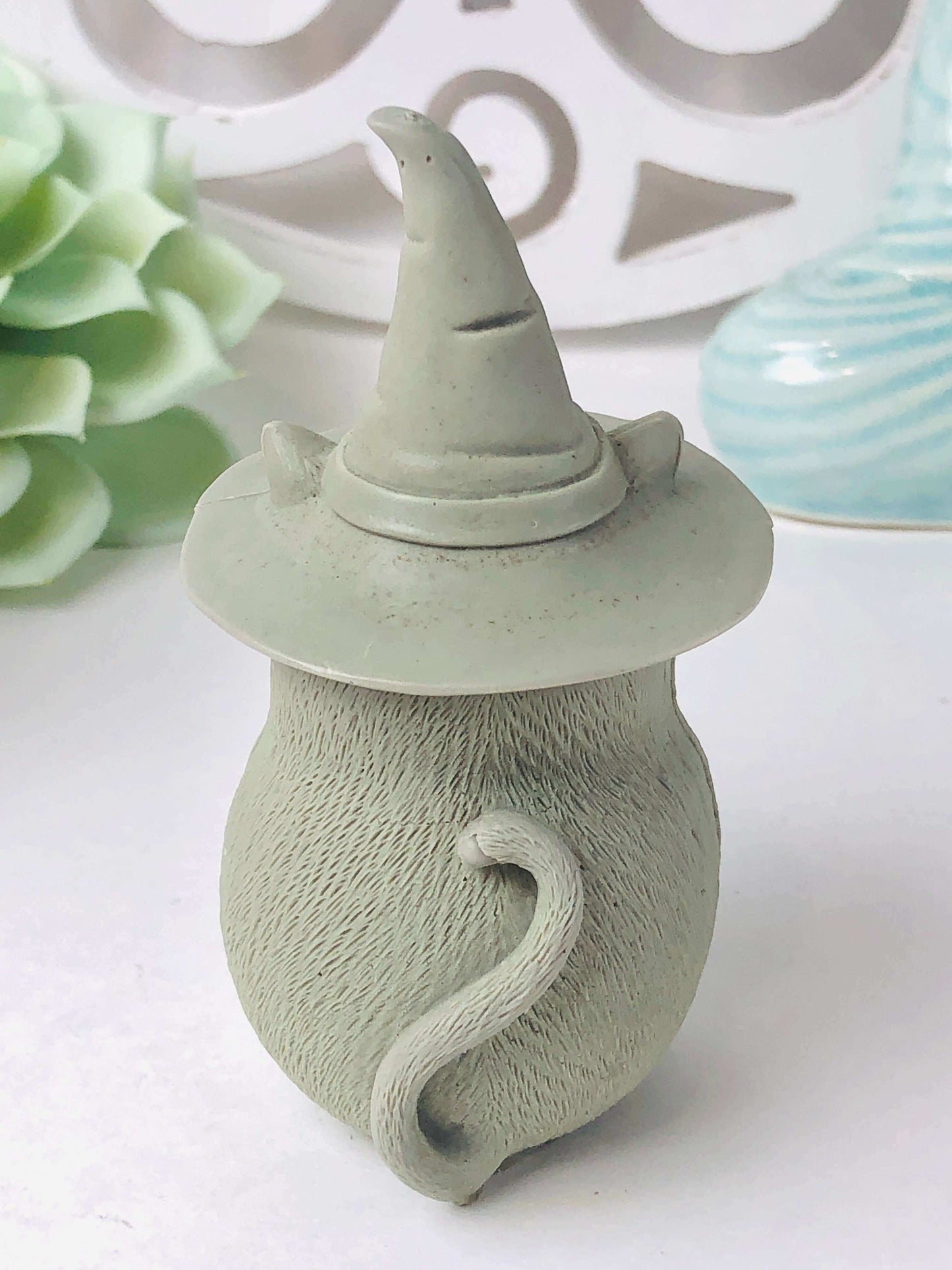 Halloween cat silicone candle mold