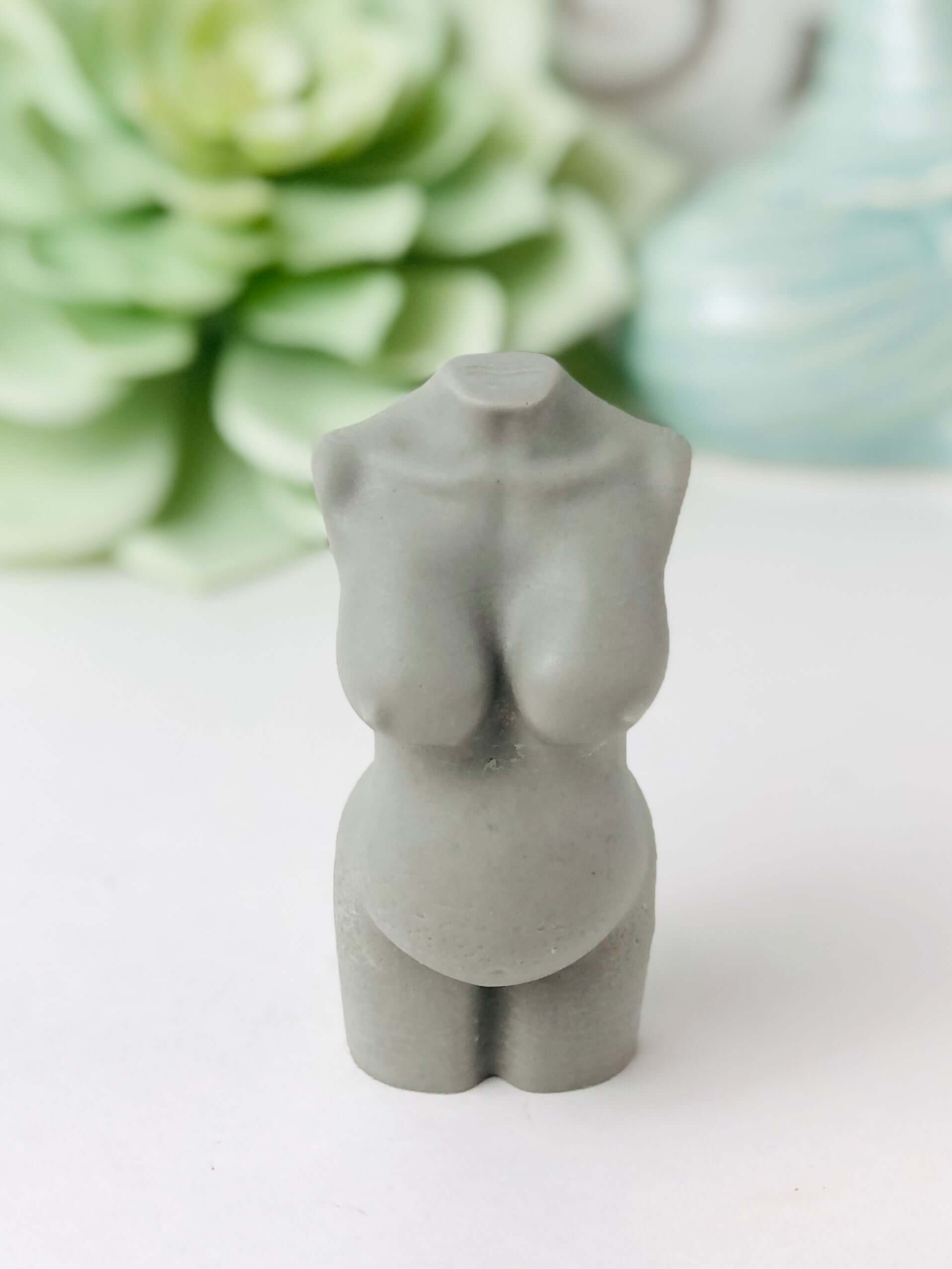 Pregnant Woman Body Silicone Candle Mold