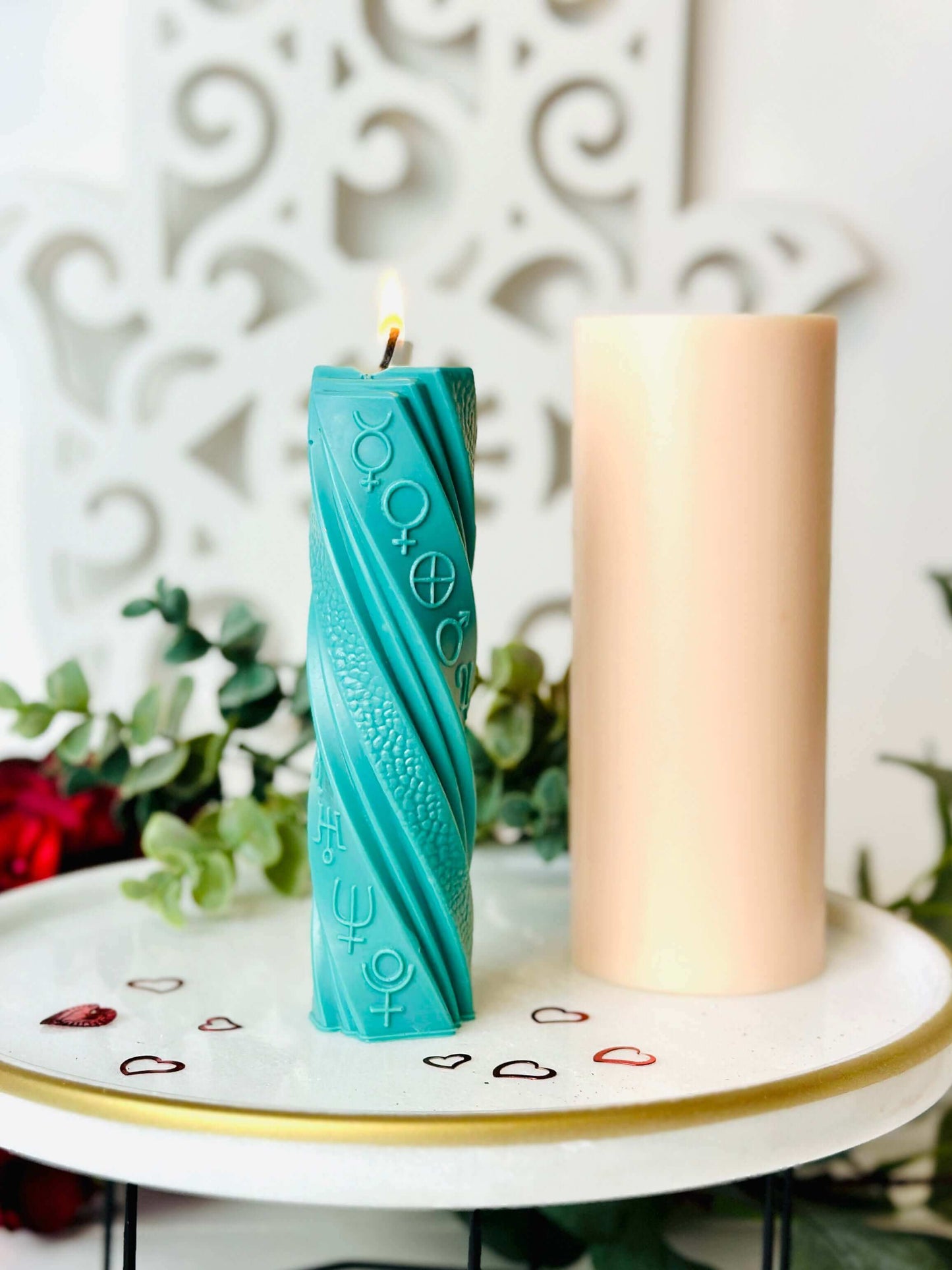 Zodiac candle silicone mold , Astrological epoxy resin mold , 3d silicone mould , Spiritual candle mold