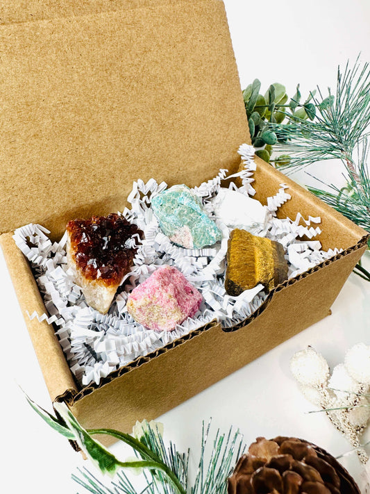 Confidence Gift, Raw Crystals Gift Box