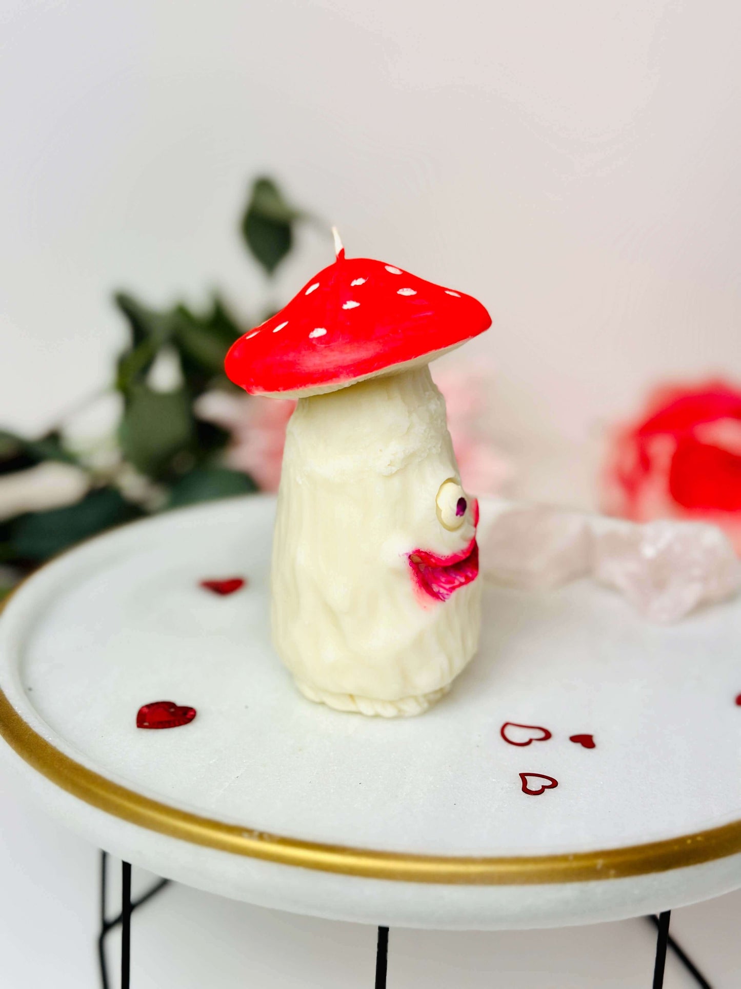 Scary Mushroom silicone mold, candle mold, resin mold