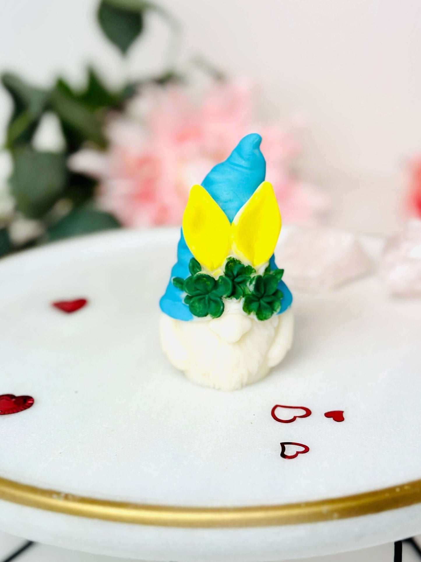 Easter bunny gnome silicone mold for making candles, resin art, soap