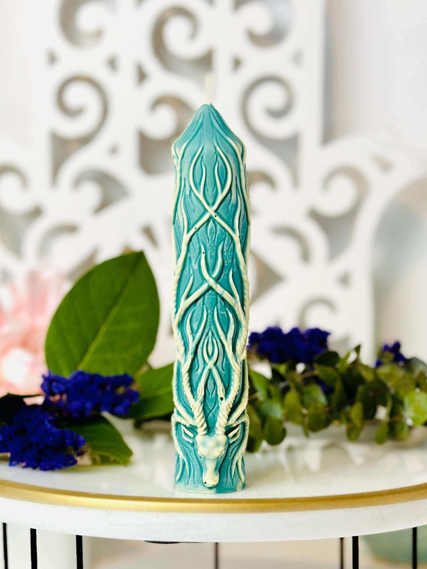 Deer candle mold , Silicone candle mould