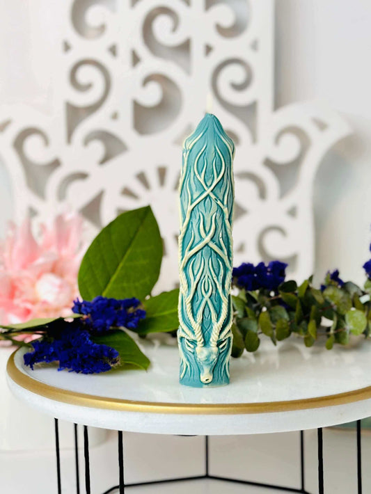 Deer candle mold , Silicone candle mould