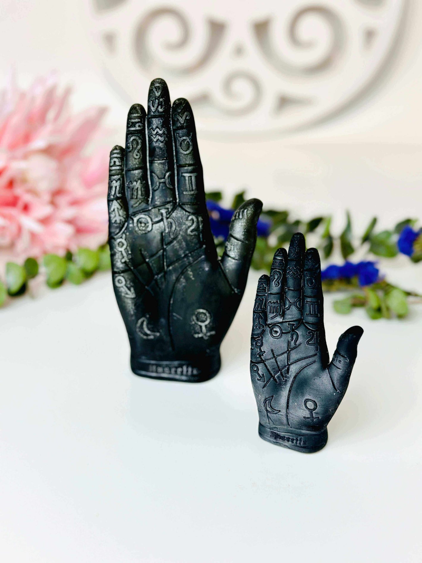 Palmistry Hand Silicone Mold - Unique designs for candle making, resin art, and soap crafting.