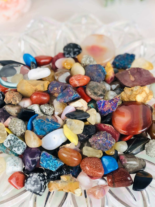Mystery crystal confetti scoop