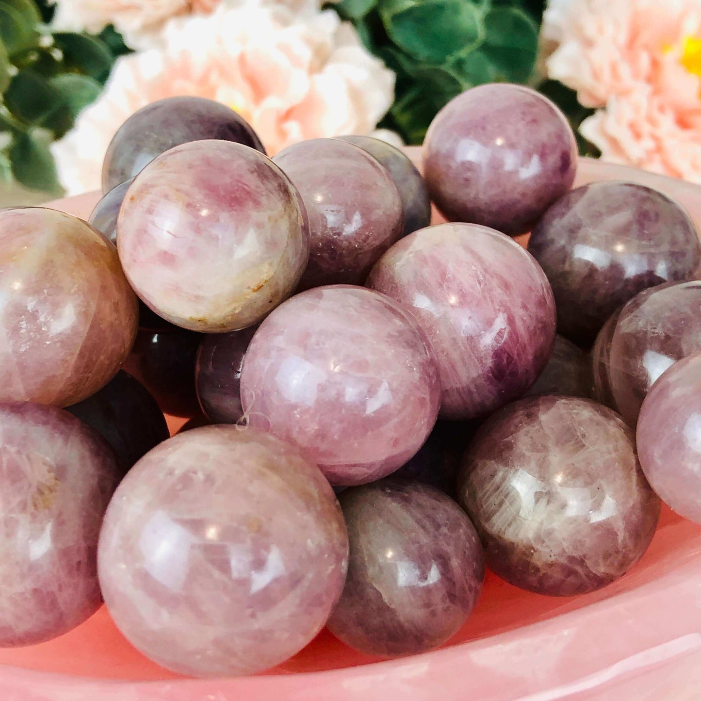 Lavender Rose Quartz sphere