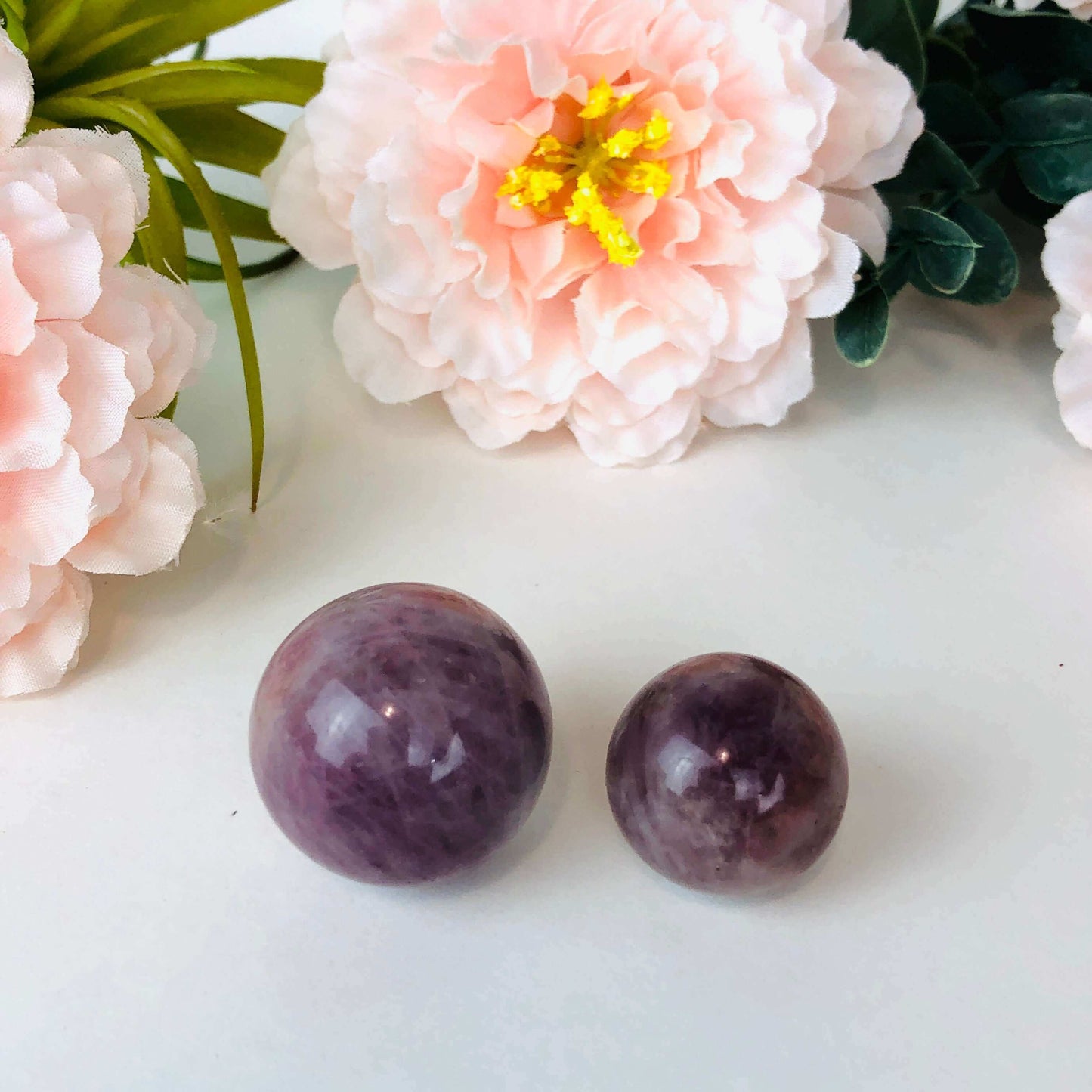 Lavender Rose Quartz sphere