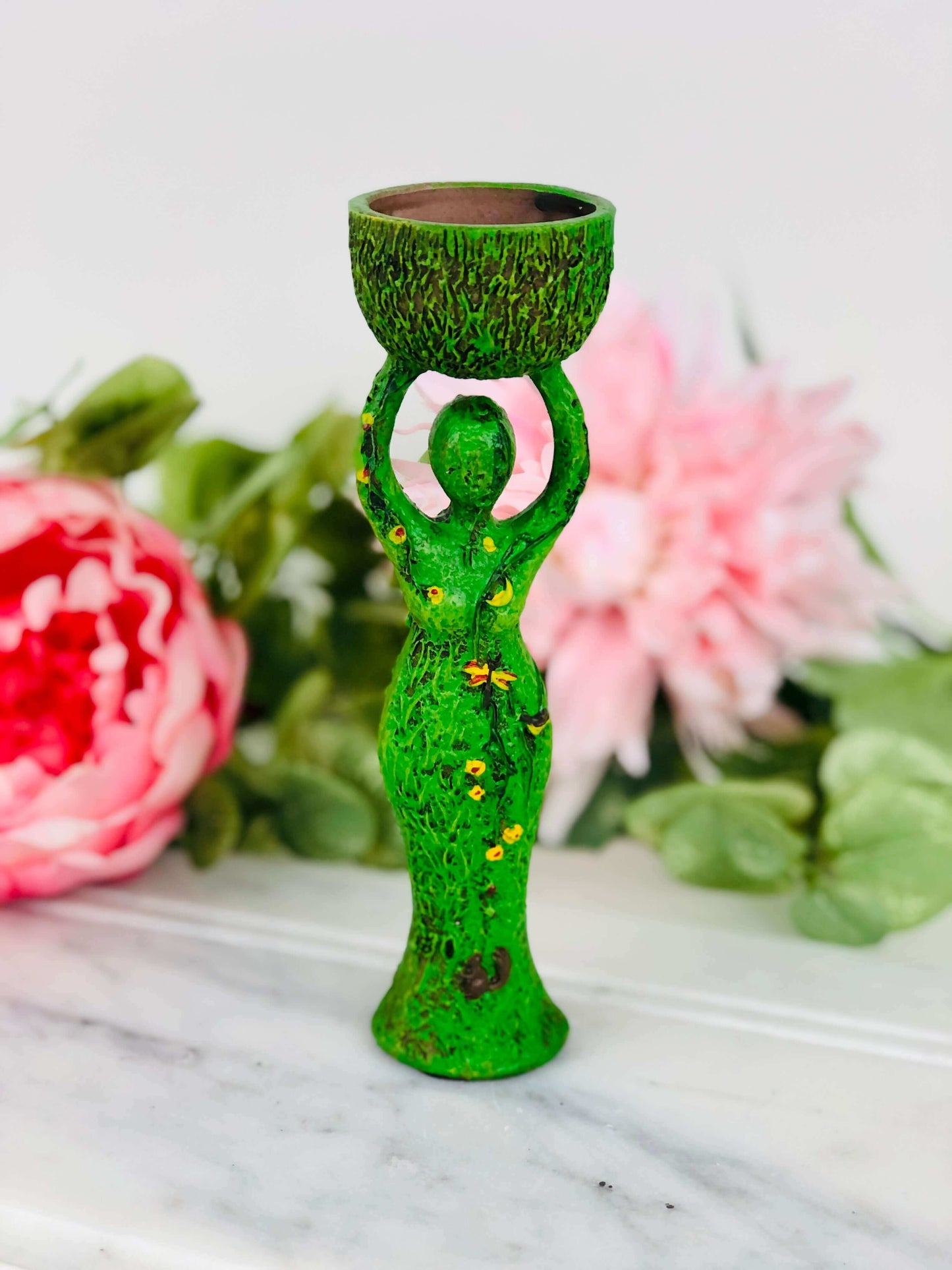 Fertility Goddess Tealight Candle Holder