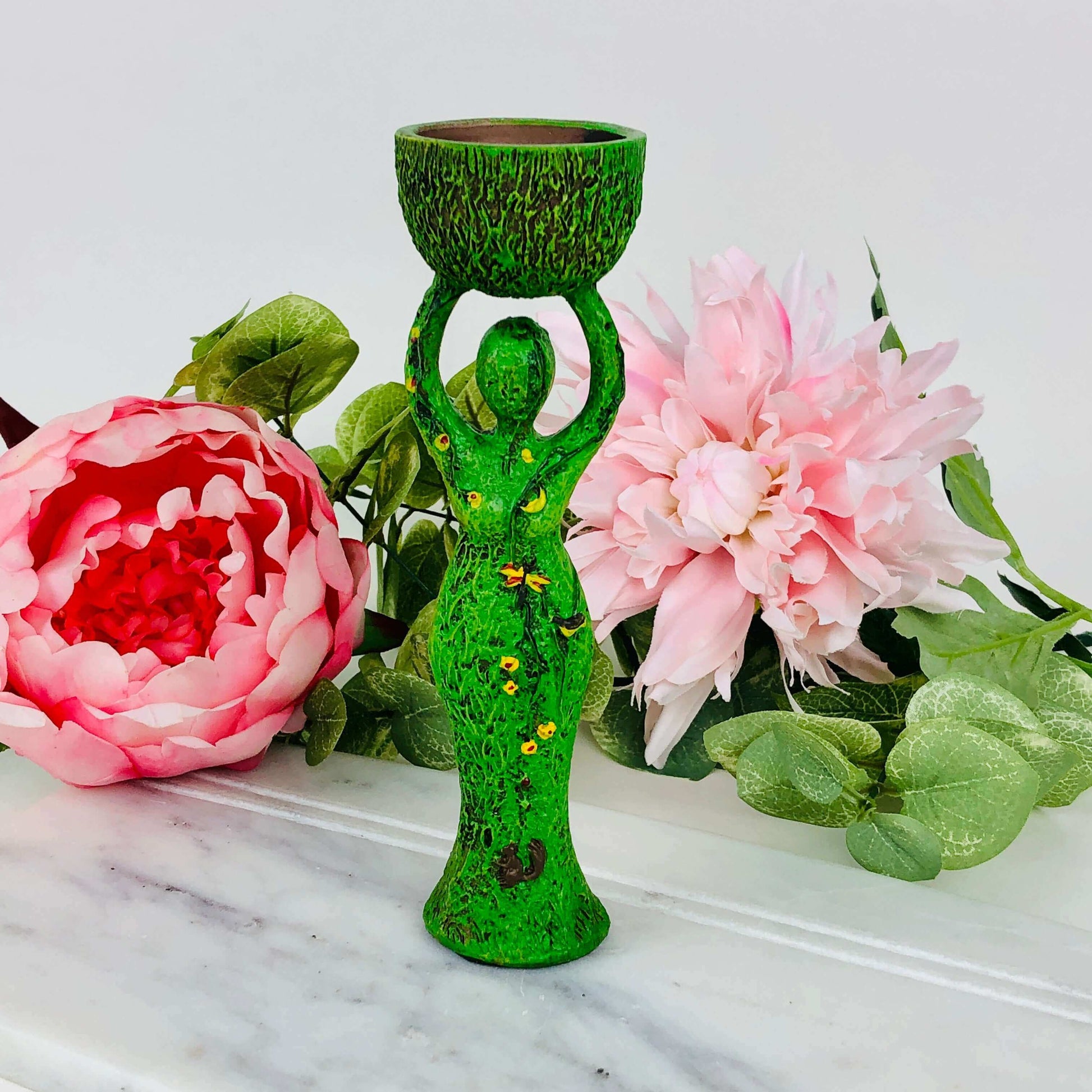 Fertility Goddess Tealight Candle Holder