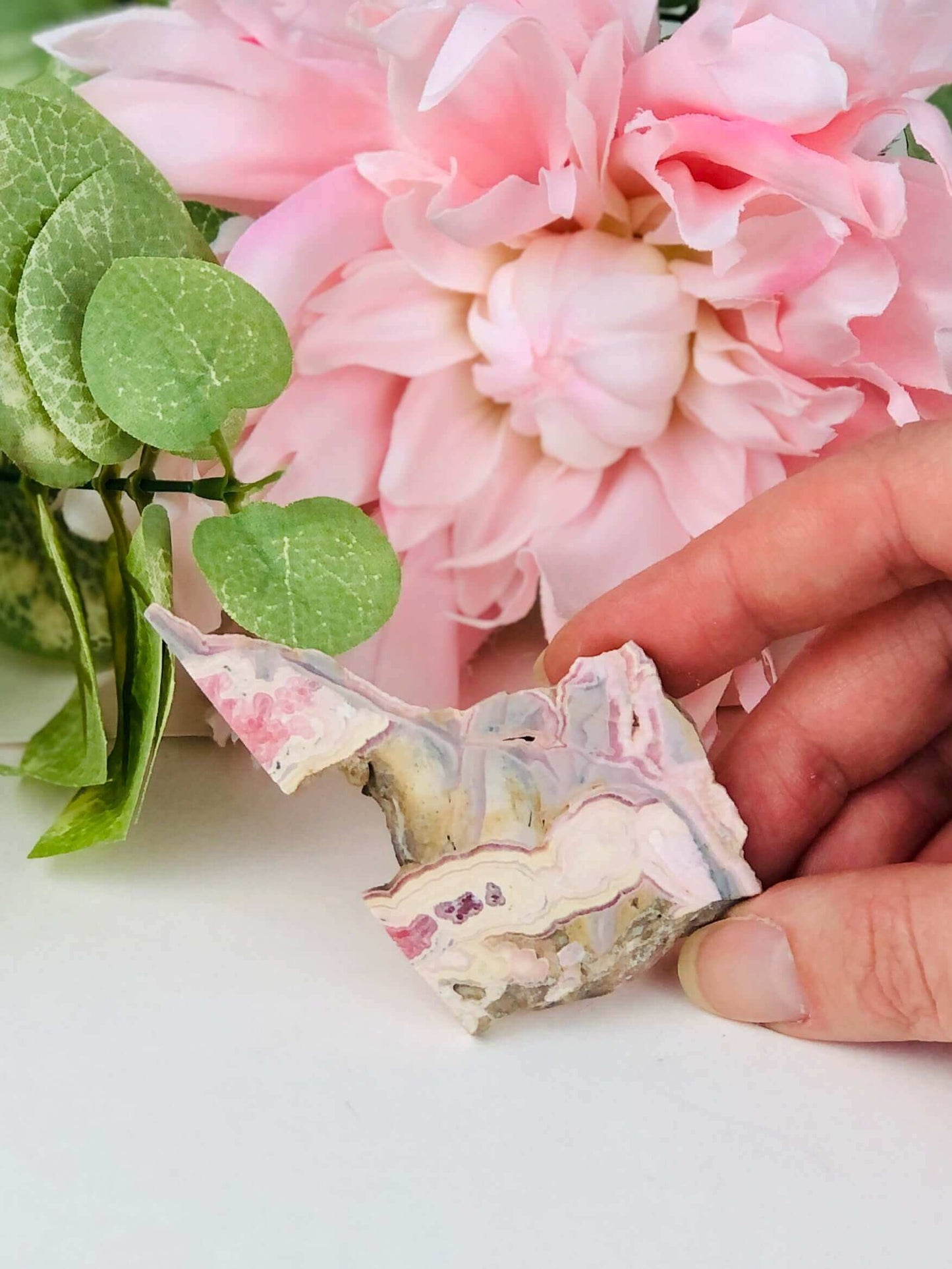 Rhodochrosite slab