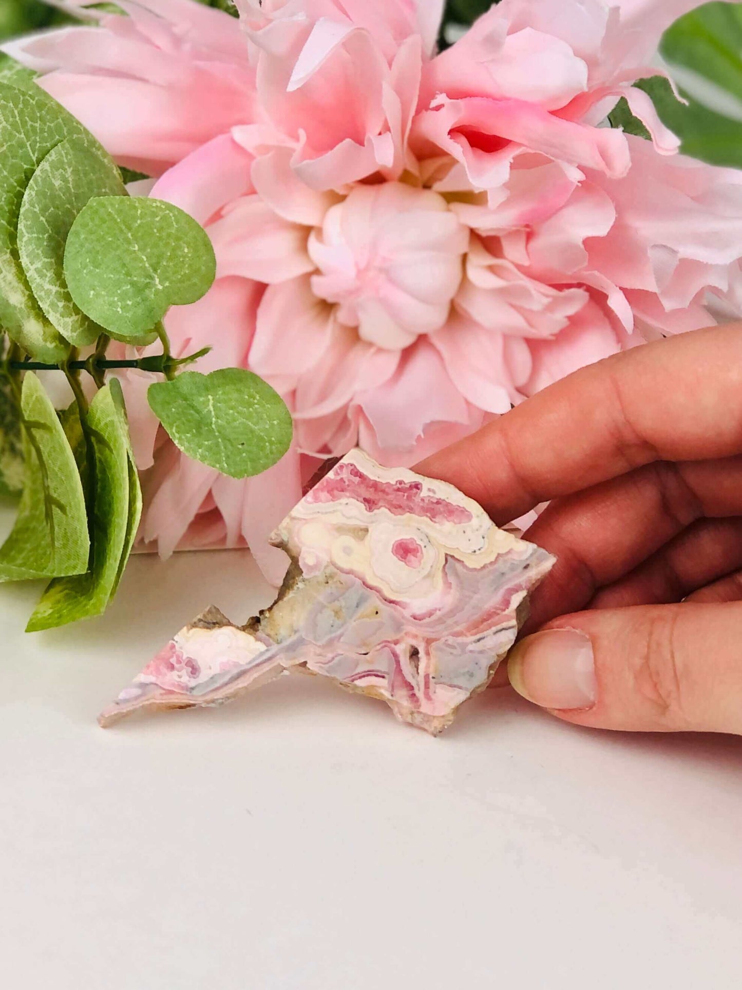 Rhodochrosite slab