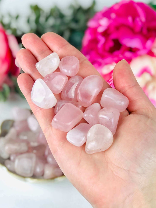 Rose Quartz Tumbled Stones