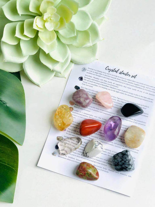 Beginner Crystal Set Of 11 Healing Crystals
