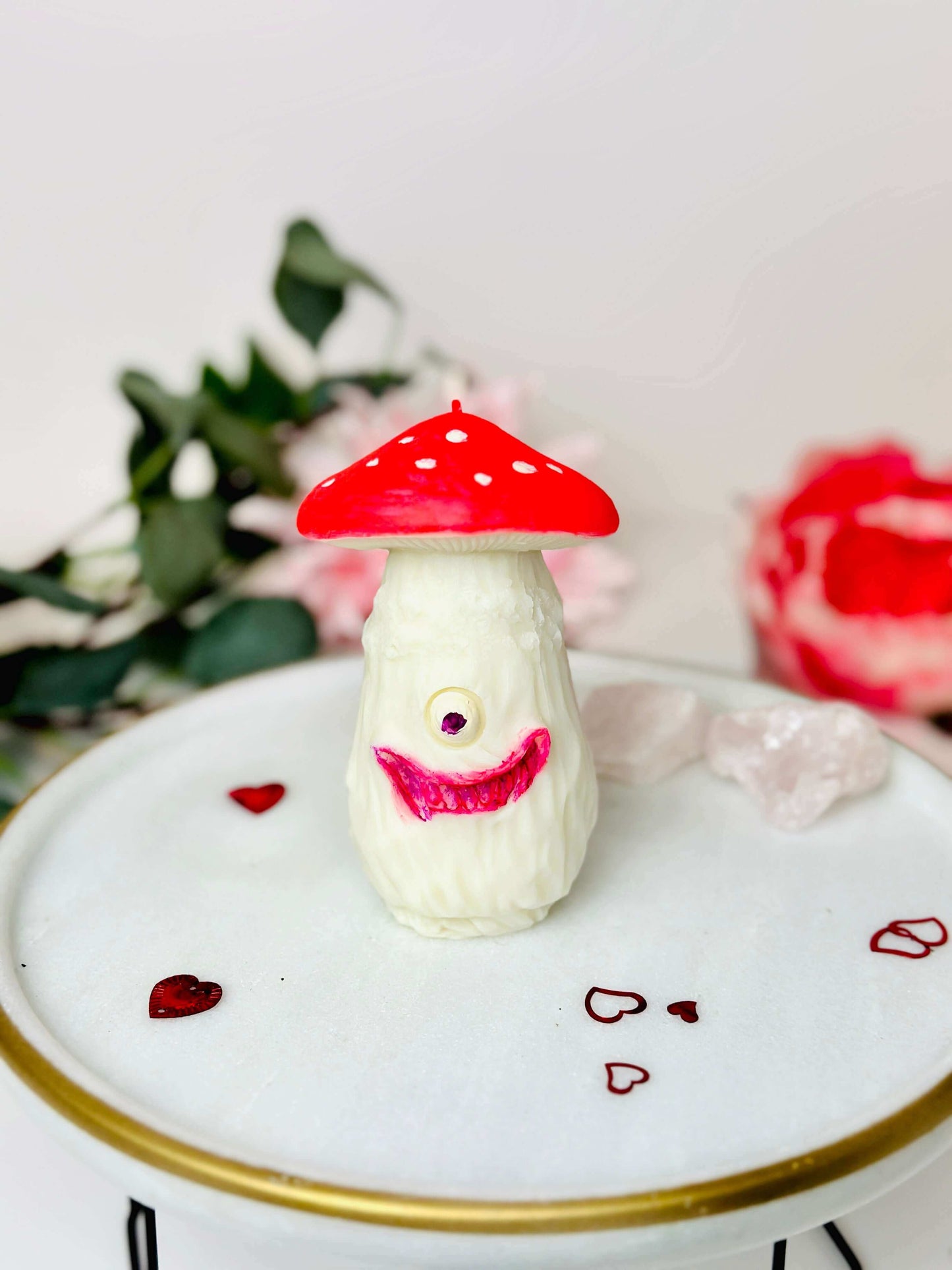 Scary Mushroom silicone mold, candle mold, resin mold