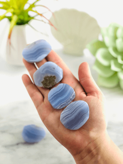 Blue Lace Agate Slabs