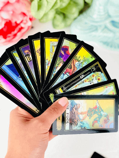 Tarot card deck - holographic tarot cards for A.E. Waite Tarot card deck - holographic tarot cards for A.E. Waite