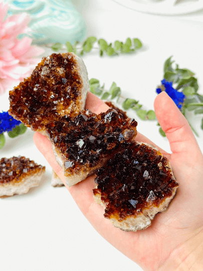 Brazilian Raw Citrine Cluster