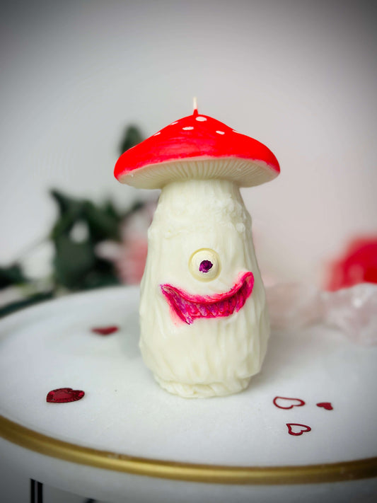 Scary Mushroom silicone mold, candle mold, resin mold