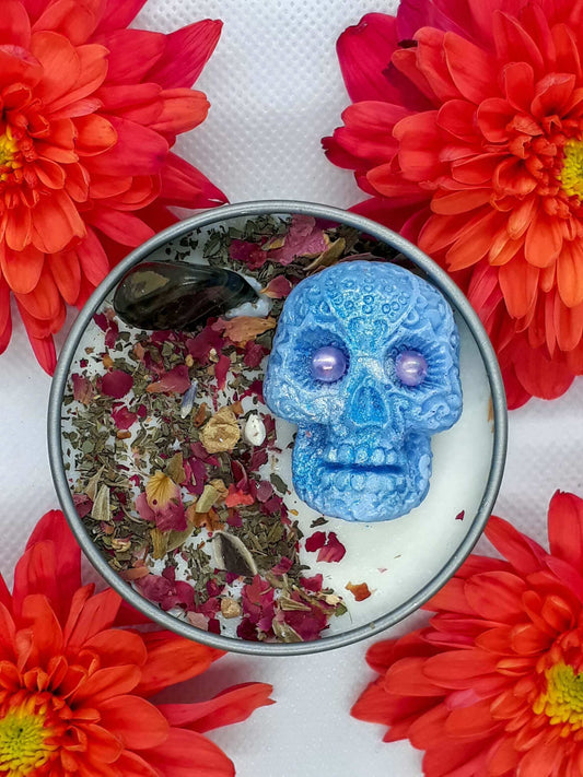 Psychic abilities - Blue Tiger Eye infused candle