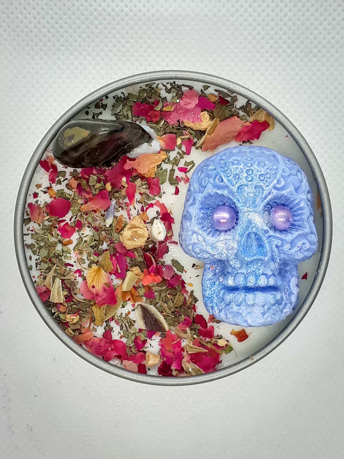 Psychic abilities - Blue Tiger Eye infused candle