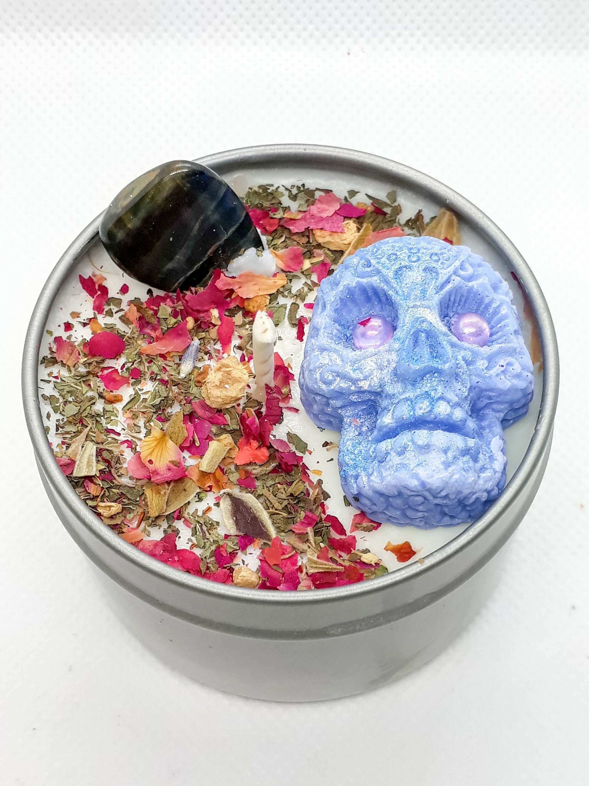 Psychic abilities - Blue Tiger Eye infused candle