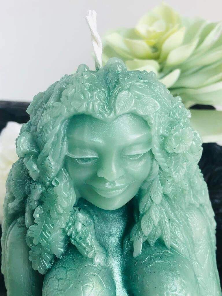 Fertility Candle Gaia Pagan Goddess Of Mother Earth