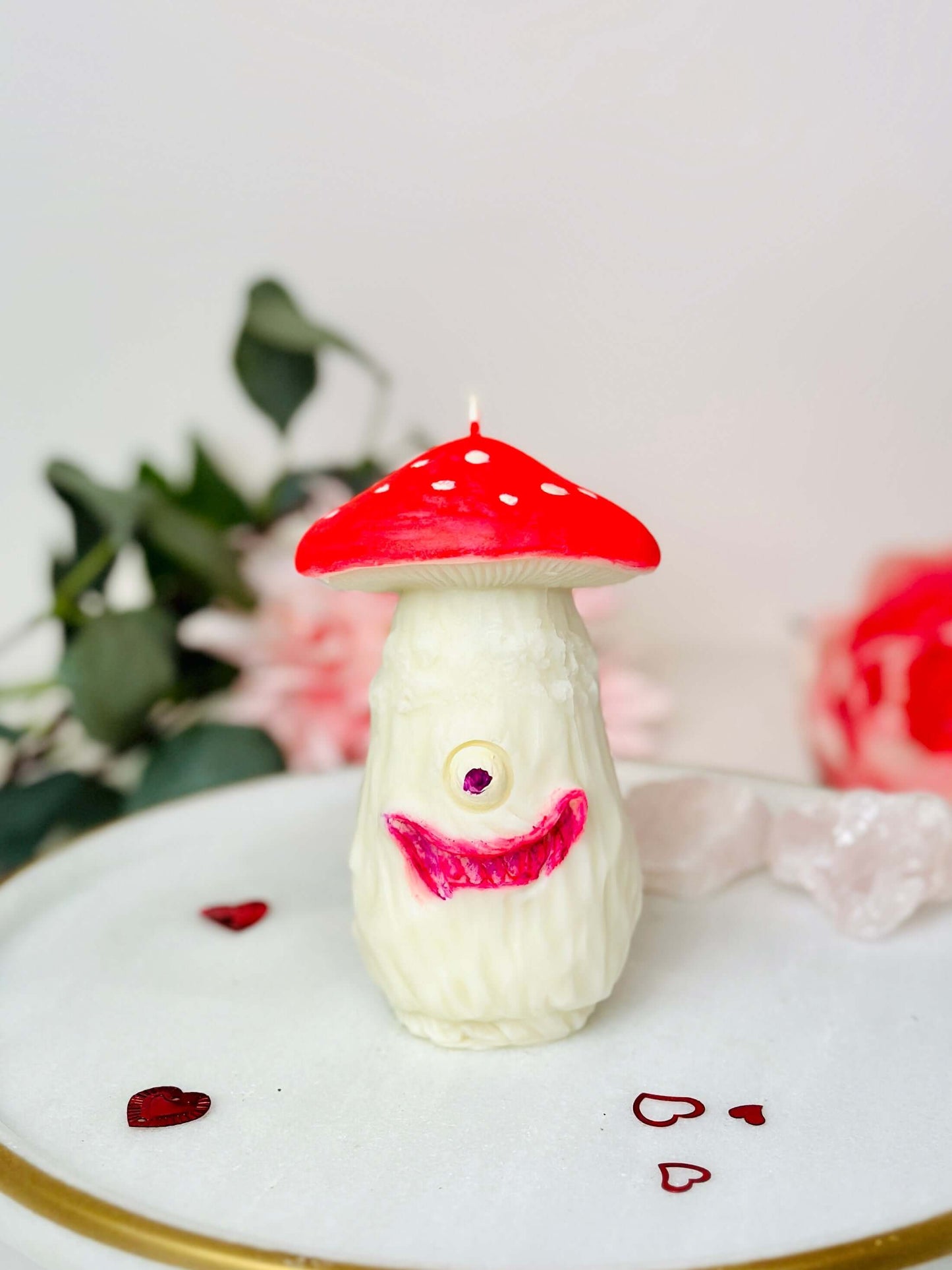 Scary Mushroom silicone mold, candle mold, resin mold