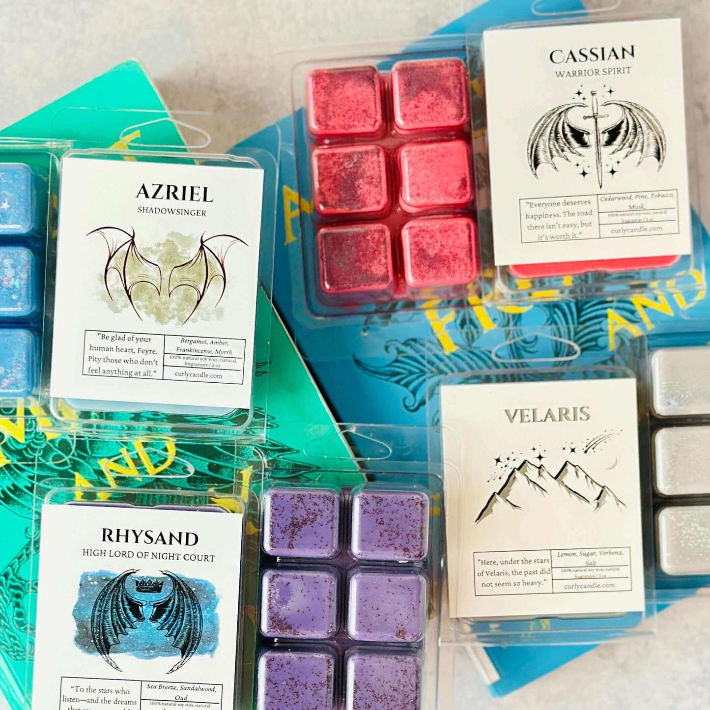 Strong wax melts inspired by ACOTAR