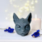 Large Moon phases cat candle mold, Silicone moulds