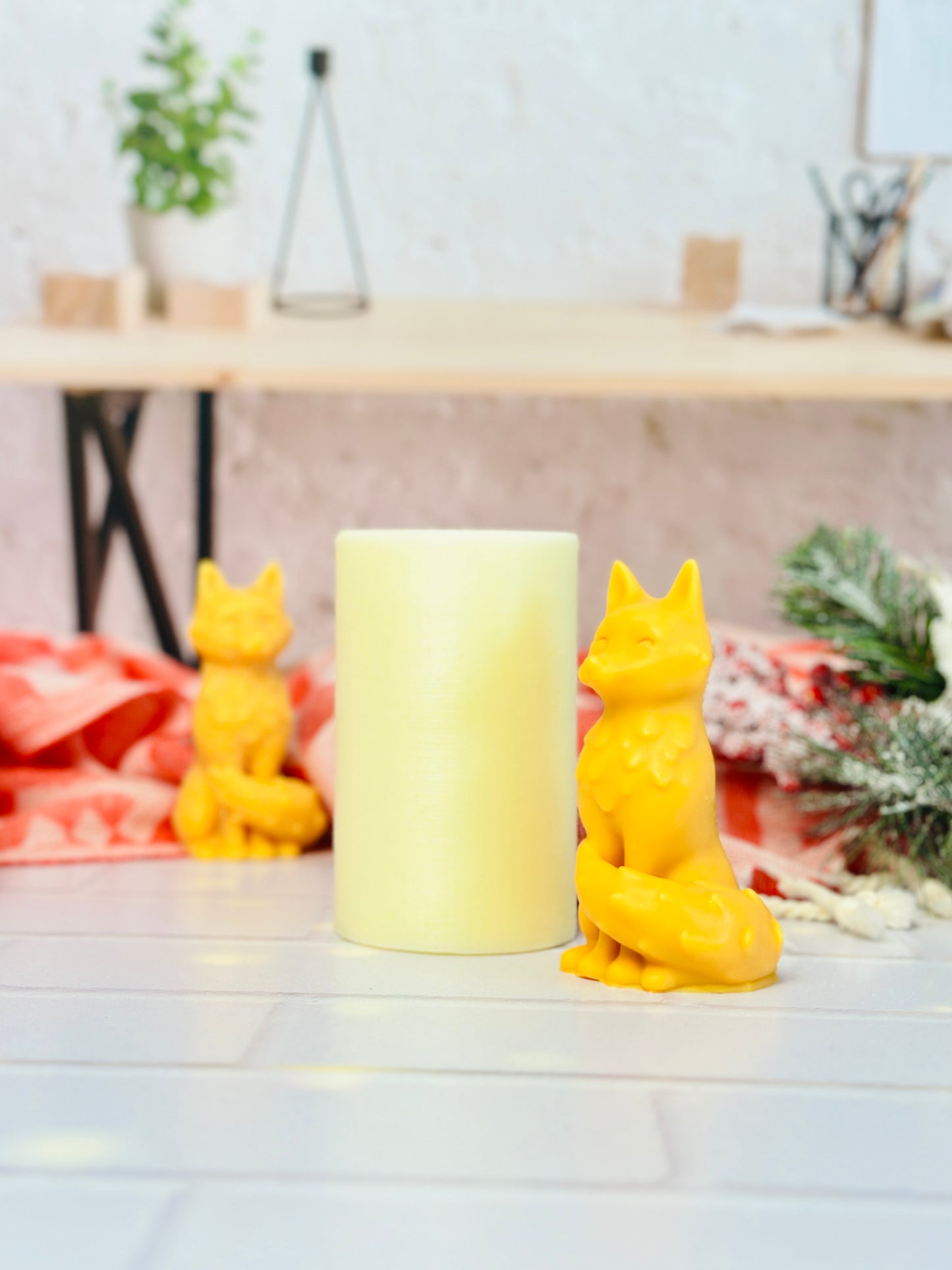 Fox Silicone Mold - Create Stunning Fox-Shaped Candles