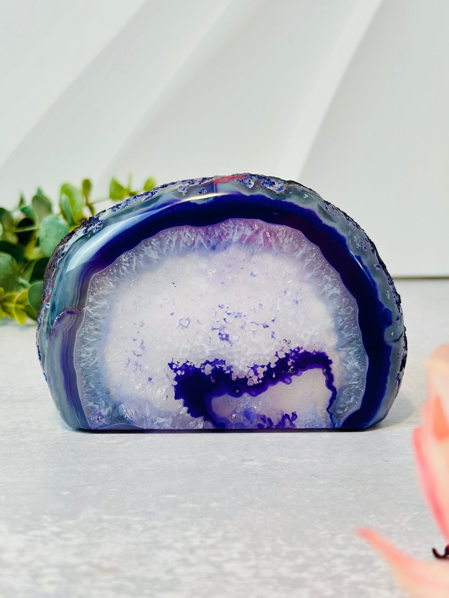 Large Agate Crystal Candle Holder for Tealights