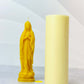 Virgin Mary Pillar candle mold silicone