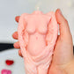 Women figure with wings 3D silicone mold, candle mold